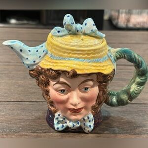 Beswick England Ceramic Teapot‎ Dolly Varden GUC